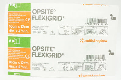 Smith&Nephew  66024630 Opsite Flexigrid Transparent Dressing 4 x 4-3/4 inch